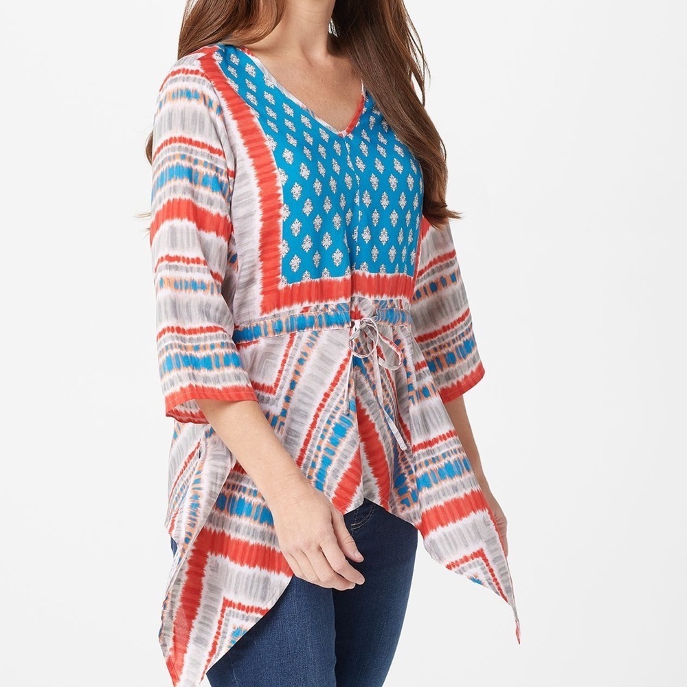 Anthropologie Tolani Multicolored Modal Tunic - Picture 2 of 7